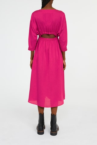 Midi-jurk Fuchsia