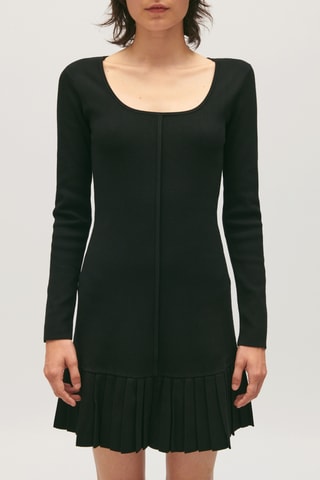 Nauwaansluitende Jurk - Zwart