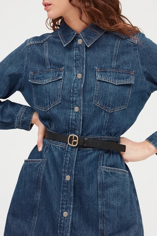 Korte Spijkerjurk Blauw