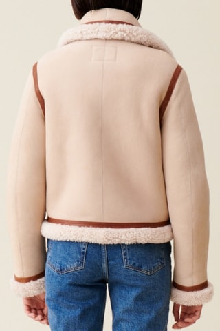 Schapenwollen Jasje - Beige