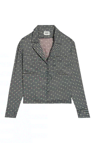 Blouse - Zwart en Hemelsblauw