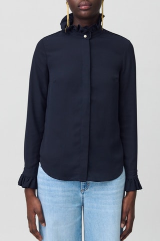 Blouse - Marineblauw