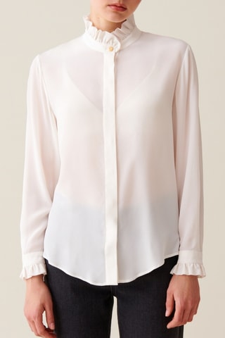 Zijden Blouse - Wit
