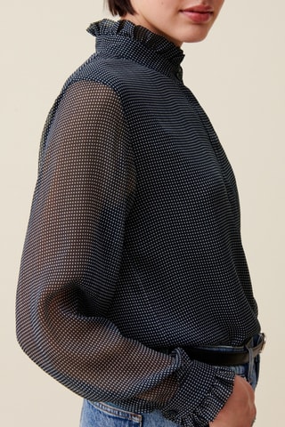 Blouse - Marineblauw