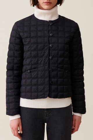 Gewatteerde Jas - Zwart