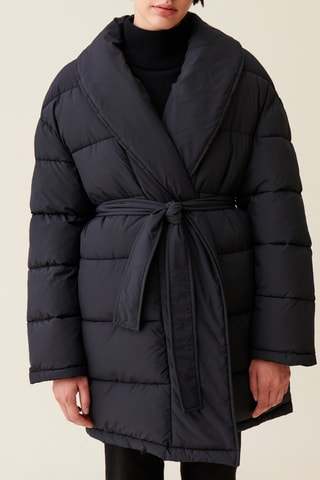 Gewatteerde Jas - Zwart