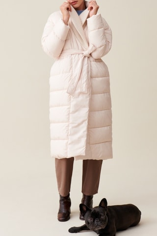 Gewatteerde Jas - Beige