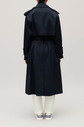 Trenchcoat - Marineblauw