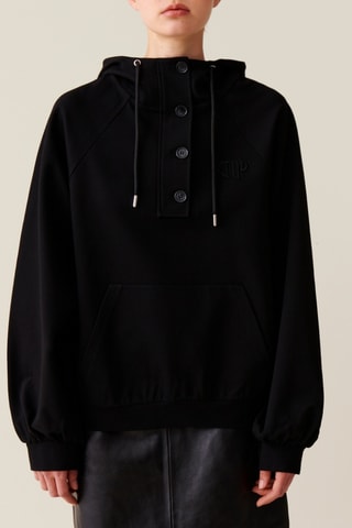 Sweater met Capuchon - Zwart