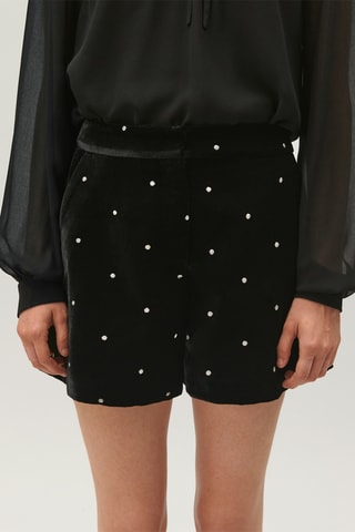 Velours Short - Zwart