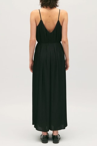 Palazzojumpsuit. Zwart