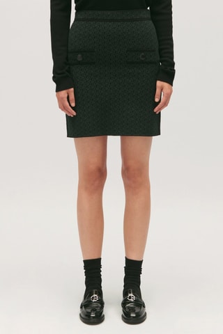 Rechte Rok Hoge Taille - Zwart en Kaki