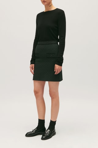 Rechte Rok Hoge Taille - Zwart en Kaki