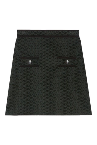 Rechte Rok Hoge Taille - Zwart en Kaki