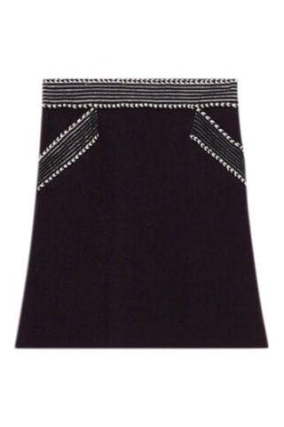 Rechte Rok - Marineblauw