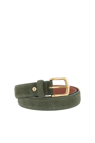 Ceinture en nubuck - Kaki