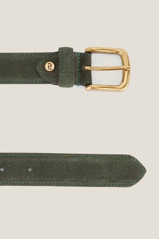 Ceinture en nubuck - Kaki