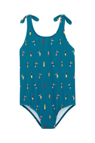 Maillot 1 pièce - Bleu pétrole