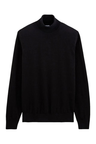 Pull en coton biologique - Noir