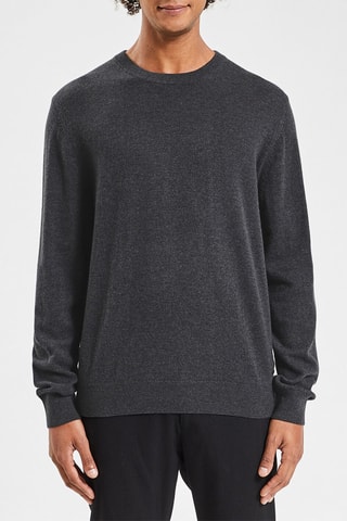 Pull en laine et cachemire - Gris foncé