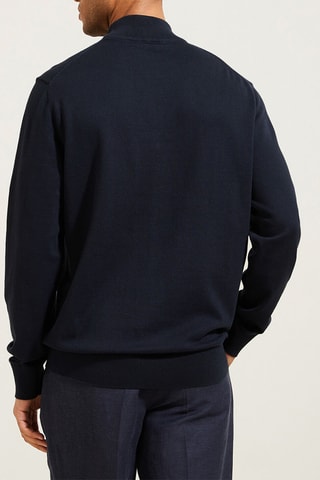 Pull en coton biologique - Bleu