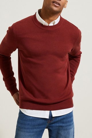 Pull en coton biologique - Bordeaux