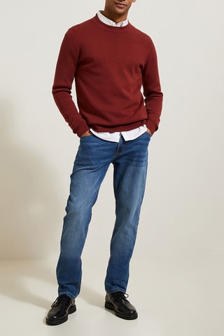 Pull en coton biologique - Bordeaux