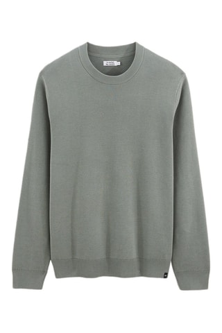 Pull en coton biologique - Vert clair