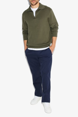 Pull en coton biologique - Kaki