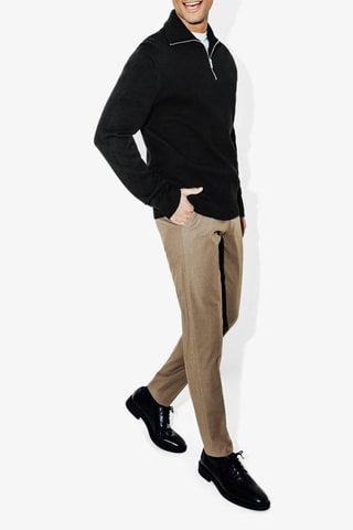 Pull en coton biologique - Noir