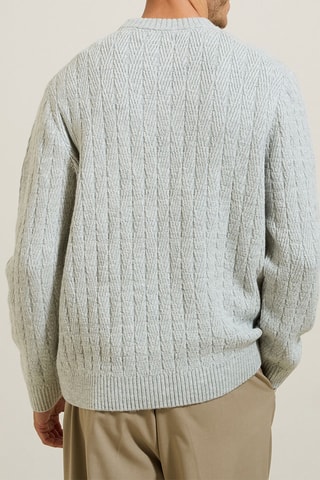 Pull - Gris clair chiné