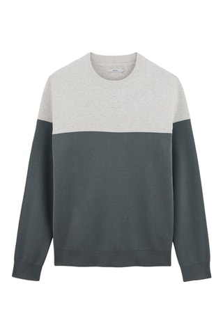Pull - Vert et gris