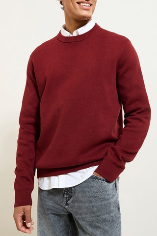 Pull en coton biologique - Bordeaux