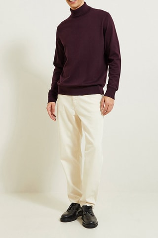 Pull en coton biologique - Violet