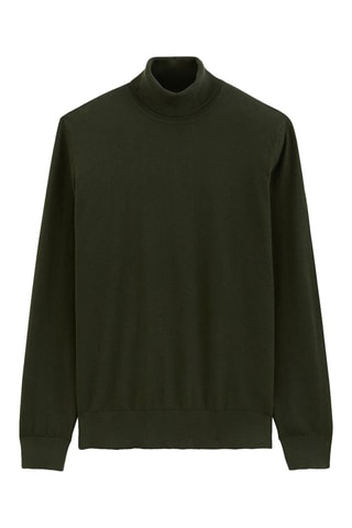 Pull en coton biologique - Kaki