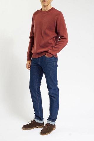 Pull en coton biologique  - Bordeaux