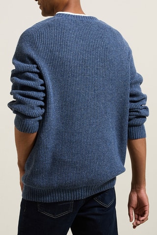 Pull en laine - Bleu cobalt