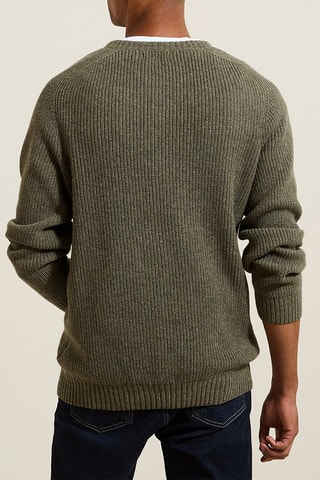 Pull en laine - Vert olive