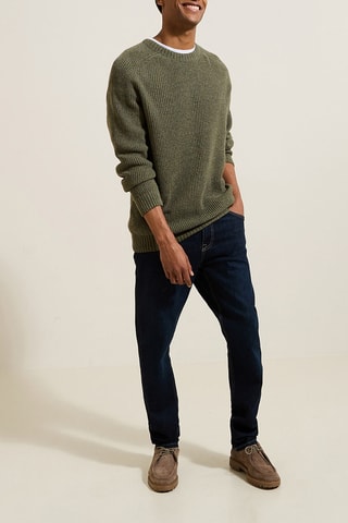 Pull en laine - Vert olive