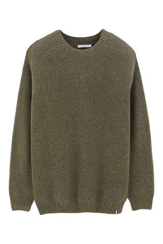 Pull en laine - Vert olive