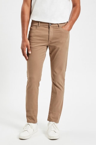 Pantalon slim - Beige