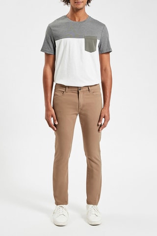 Pantalon slim - Beige