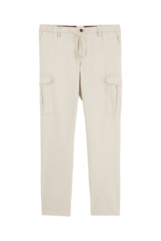 Pantalon cargo straight - Ecru