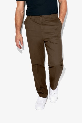 Pantalon large - Marron