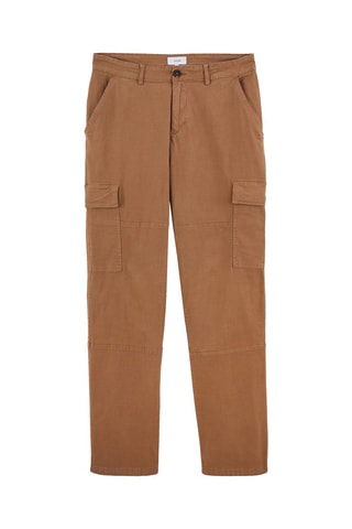 Pantalon cargo - Camel