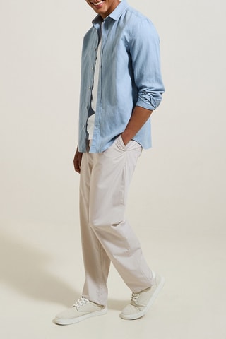 Pantalon relaxed - Gris clair