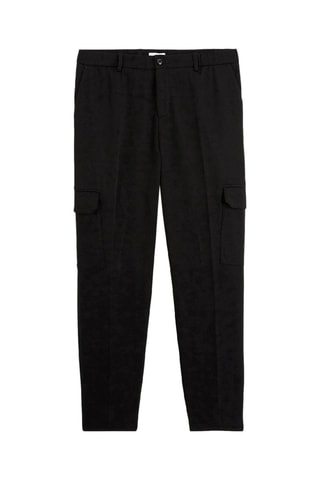 Pantalon cargo relaxed - Noir