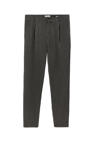 Pantalon tapered slim - Anthracite