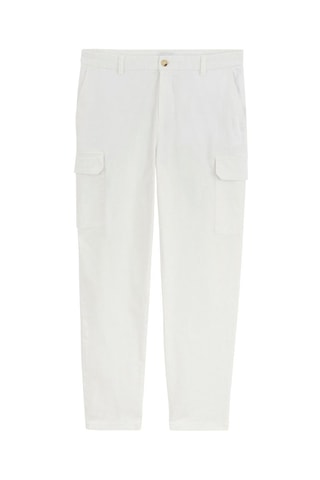 Pantalon cargo - Blanc