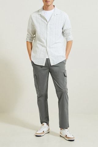 Pantalon cargo loose - Kaki